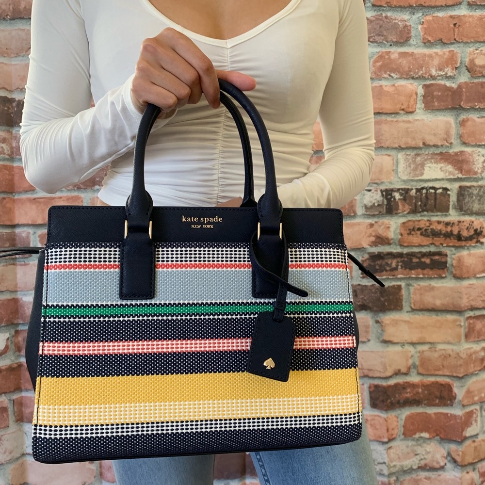 Kate spade Cameron medium satchel boardwalk stripe - Picture 3 of 7